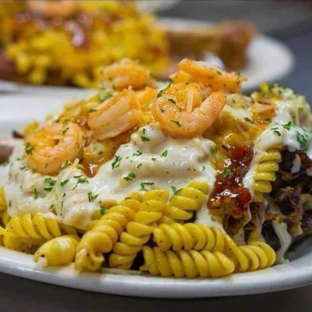#03 Cajun Shrimp Alfredo.